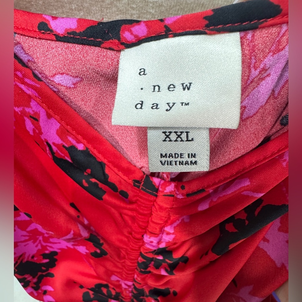 a new day Red Floral Maxi Dress - Picture 3 of 4